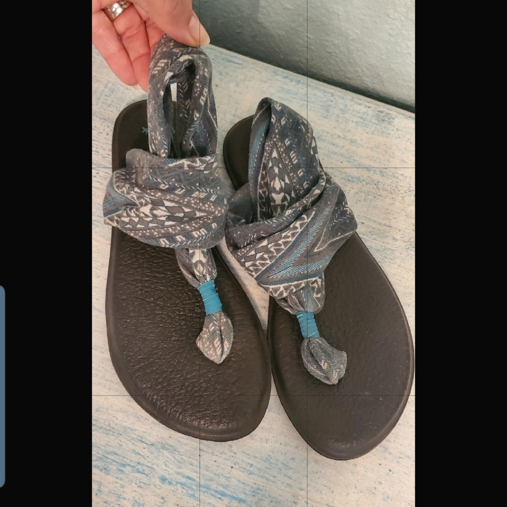 Printed Sanuk Sandals